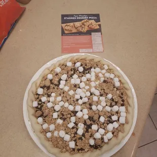 Smores Desert Pizza