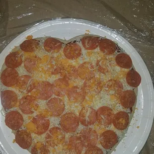 Heart Pizza Before Baking