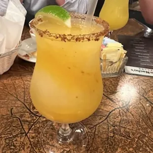 Frozen margarita with mango