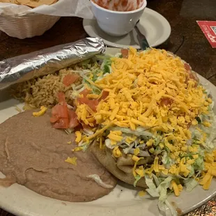Chicken Puffy Taco Plate