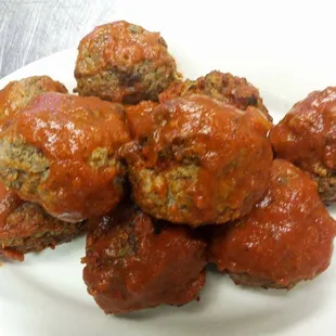 Papa Nick&apos;s homemade meatballs.