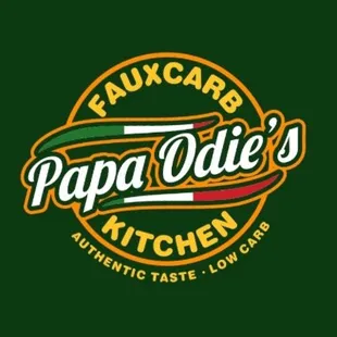 the logo for papa odie s