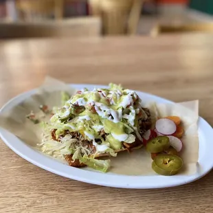 a plate of food