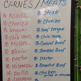 Menu 4/14/2021