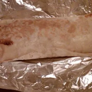 Shredded Chicken Burrito