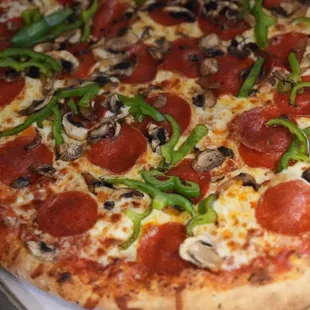 pizza, food