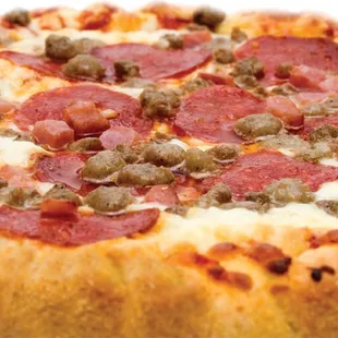 Hand tossed pizza,  yummy!