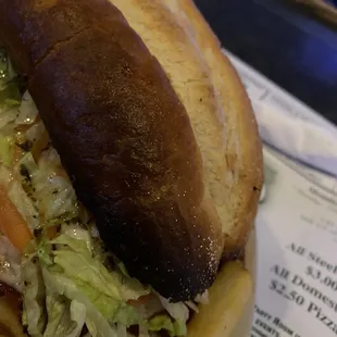 Burnt hoagie