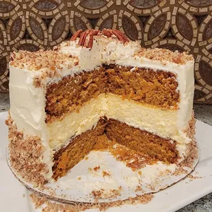 Carrot cake cheesecake