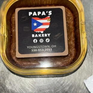 Individual dessert cakes