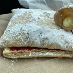 The pastries were fresh and delicious.