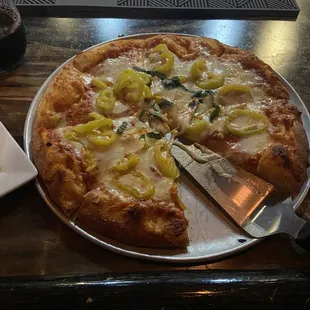 Cheese &amp; banana peppers.