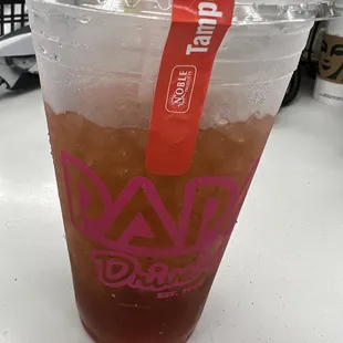 Iced tea and let me tell you it's GOOD