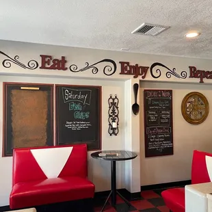Interior design near their front entrance