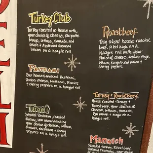 New sandwiches!