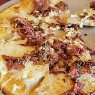 pizza, food