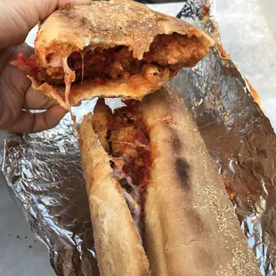 Large chicken parm sub