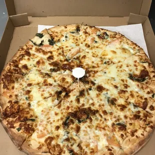 a pizza in a box