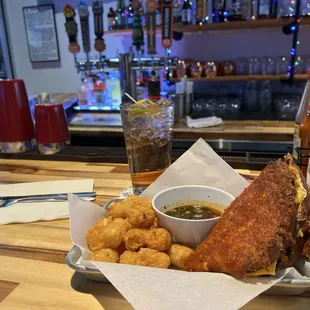 The grilled cheese is next level!