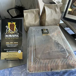 Tray for 6. It's HUGE!! Everything was SO DAMN GOOD!! My guest and I were highly impressed! I cannot recommend this place enough!!