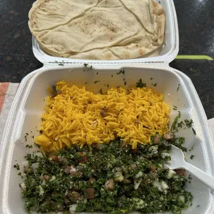 Some amazing leftovers for my breakfast. I cannot recommend Papa's Shawarma enough! All my guests loved it as did my family.
