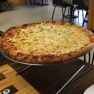 A perfect cheese pie. 14"