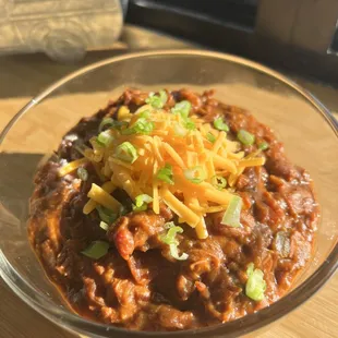 House Made Brisket Stout Chili