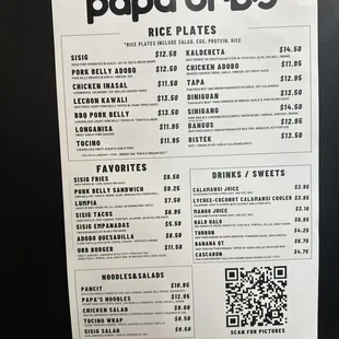 Food Menu