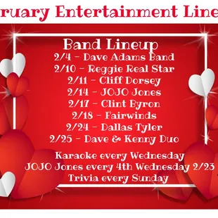 a valentine's day flyer