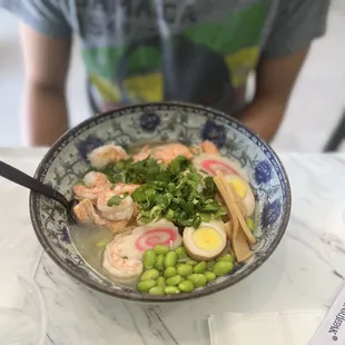 Seafood Ramen bowl