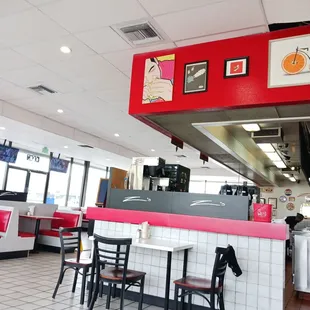 the interior of a restaurant