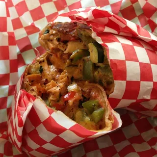 Blackened Salmon Wrap