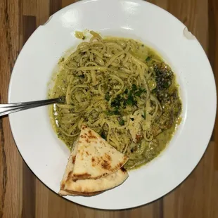Chicken pesto pasta