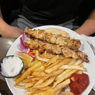 Souvlaki Plate Chicken