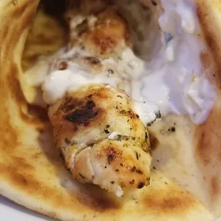 Chicken Souvlaki Pita Wrap