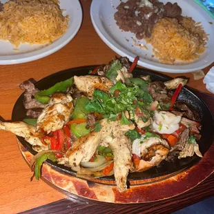 Delicious chicken fajita