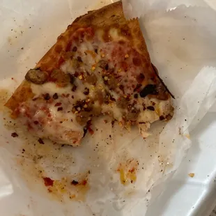 Beef and mushroom slice