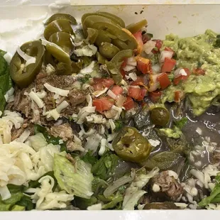 Naked Burrito with Chile Verde