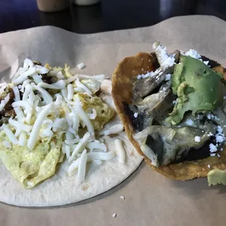 Tostada de Rajas