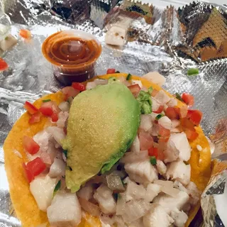 Tostadas de Ceviche