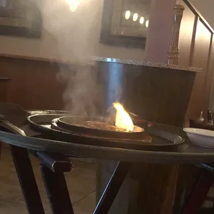 Flaming Cheese