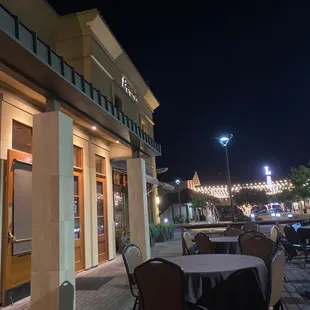 outside at night