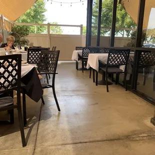 Patio out back