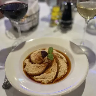 a plate of food