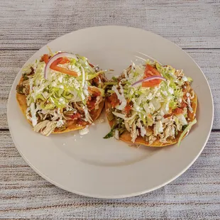 Chicken Tostadas