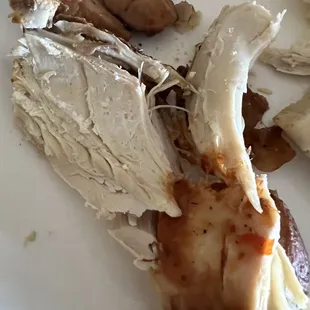 Extremely dry flavorless chicken