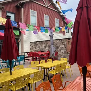 Tons of new outdoor seating.