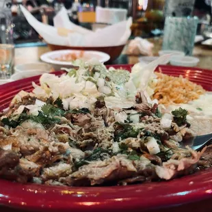 Plato con Chile verde