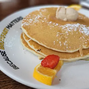 Apple Coconut Pancakes Plate