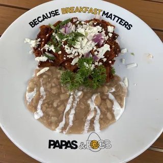Red Salsa Chilaquiles